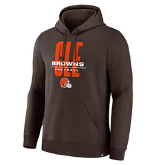 Cleveland Browns Right Tackle Legacy Pullover Hoodie - Brown | Fanatics