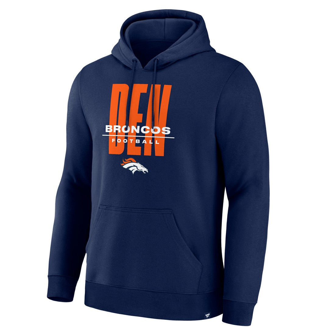 Denver Broncos Right Tackle Legacy Pullover Hoodie - Navy | Fanatics