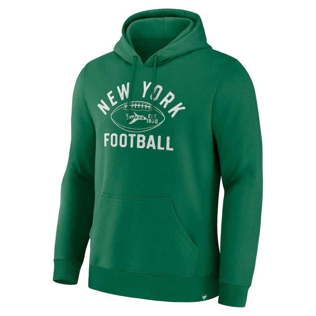 New York Jets Fumblerooski Legacy Pullover Hoodie Kelly Green | Fanatics