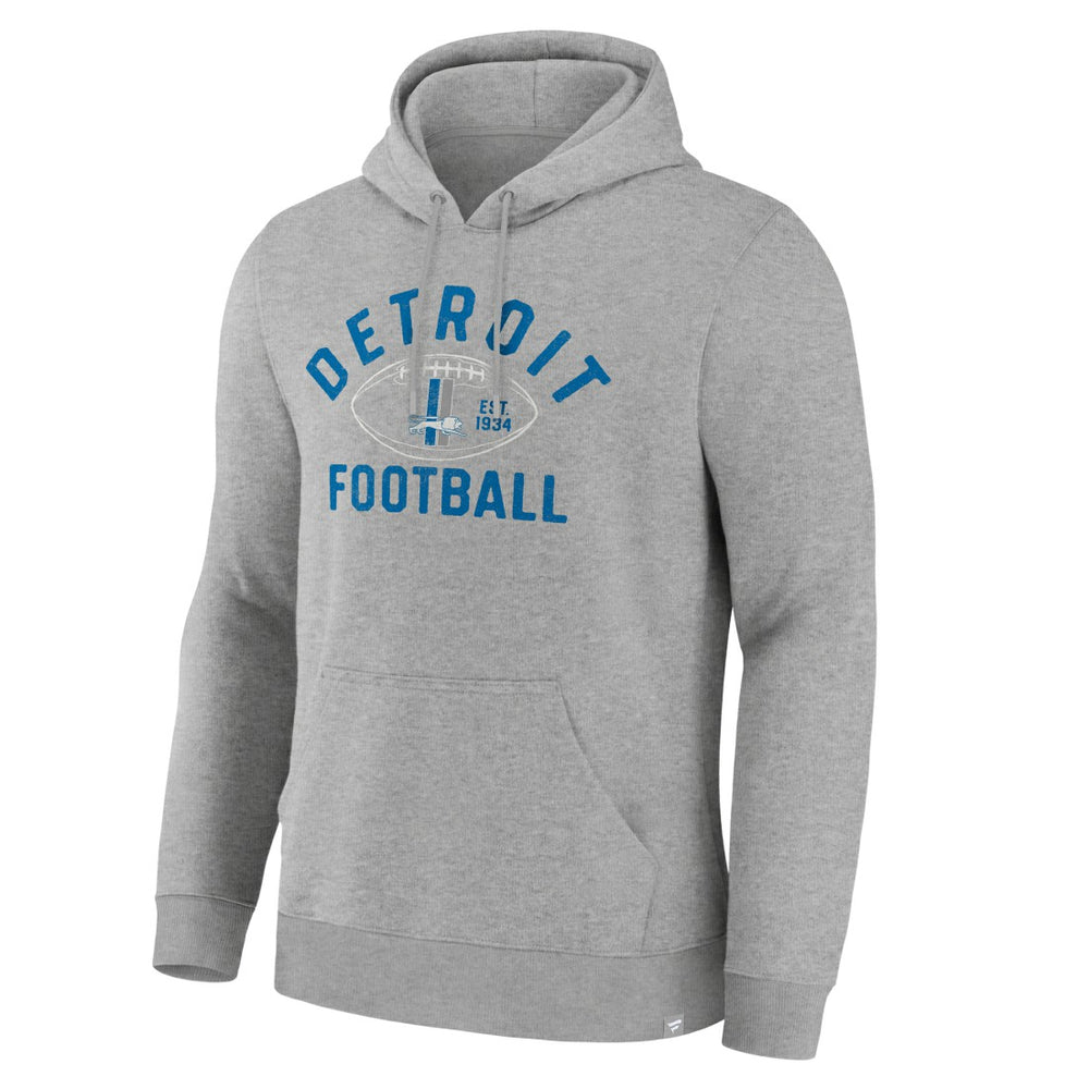 Detroit Lions Fumblerooski Legacy Pullover Hoodie Heather Gray | Fanatics