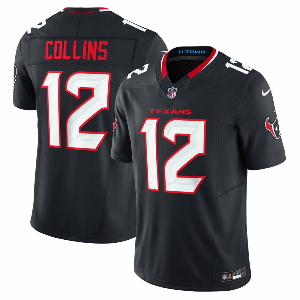 Nico Collins Houston Texans Team Vapor F.U.S.E. Limited Jersey Navy | Nike for Sale