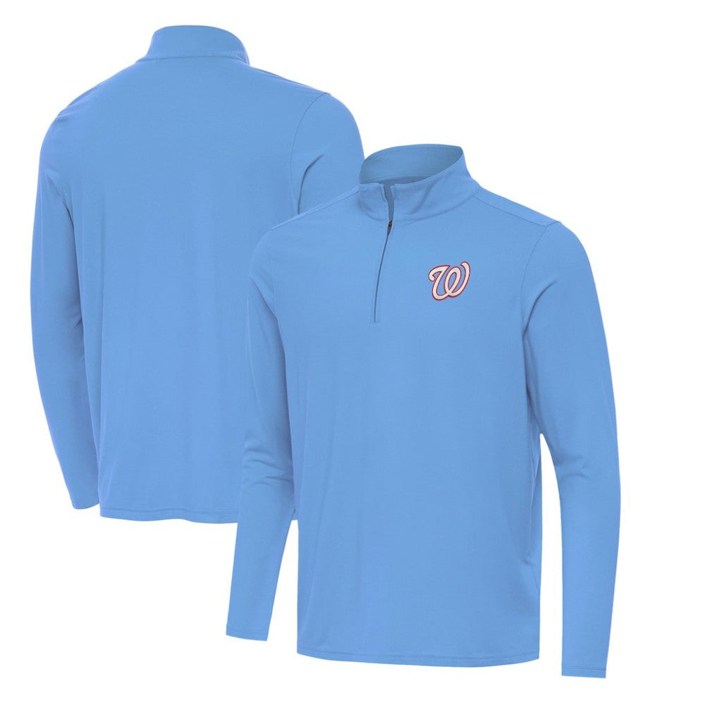 Washington Nationals Antigua Intent Quarter-Zip Top - MLB