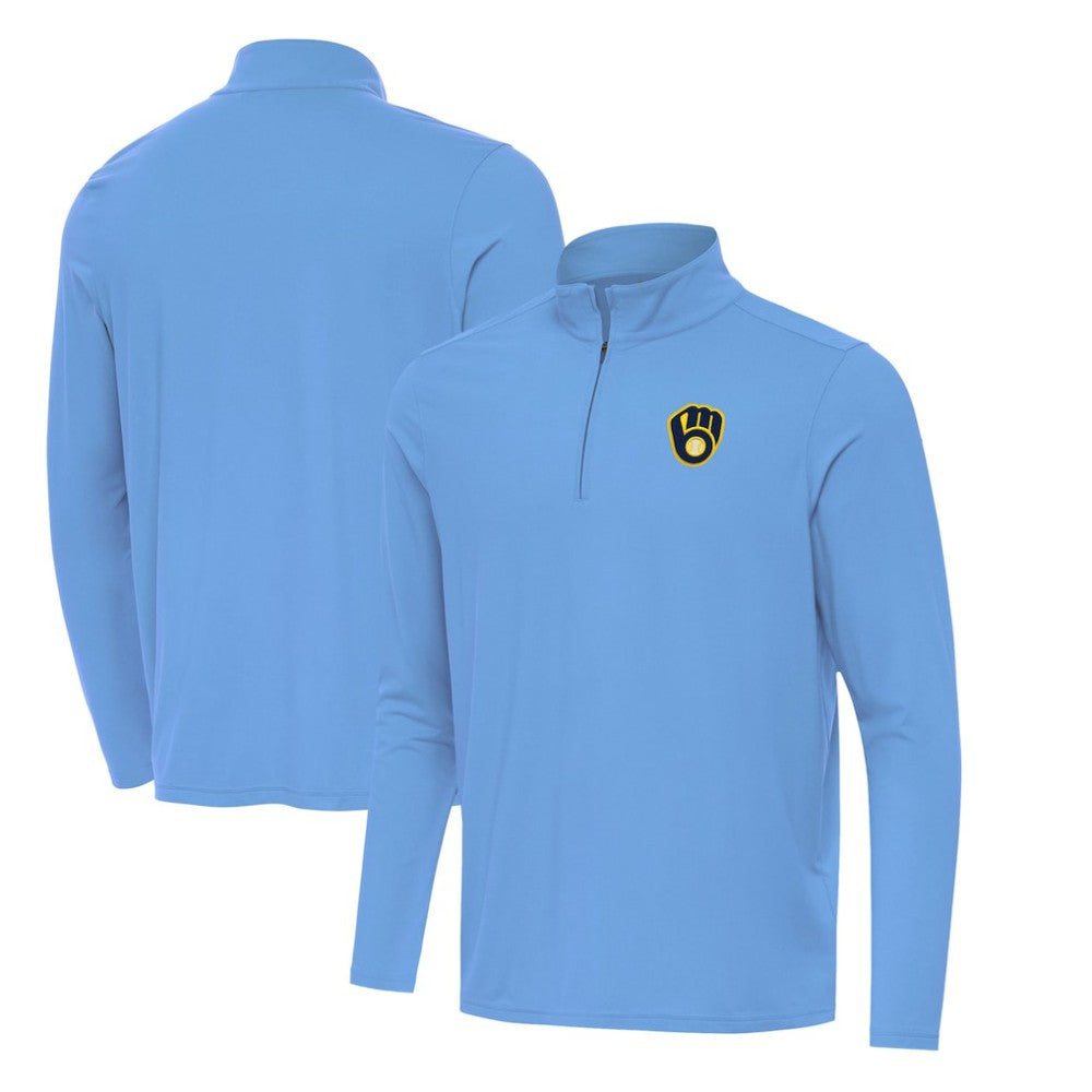 Milwaukee Brewers Antigua Intent Quarter-Zip Top - MLB