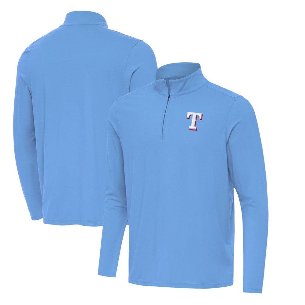 Texas Rangers Antigua Intent Quarter-Zip Top - MLB