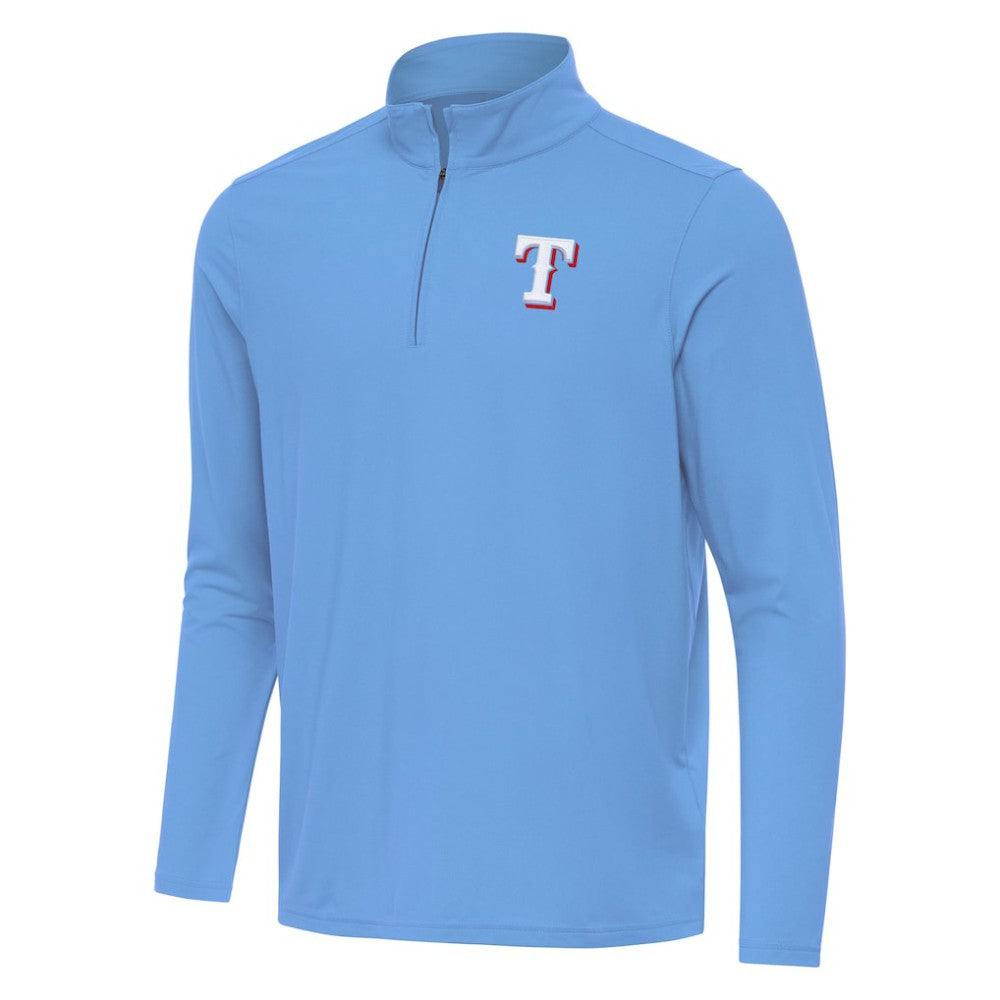 Texas Rangers Antigua Intent Quarter-Zip Top - MLB