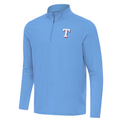 Texas Rangers Antigua Intent Quarter-Zip Top - MLB