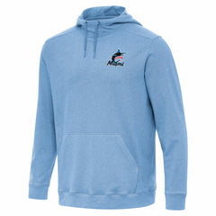 Miami Marlins Antigua Cloud Pullover Hoodie - MLB