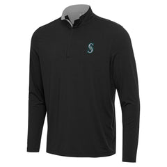 Seattle Mariners Antigua Content Quarter-Zip Top - MLB