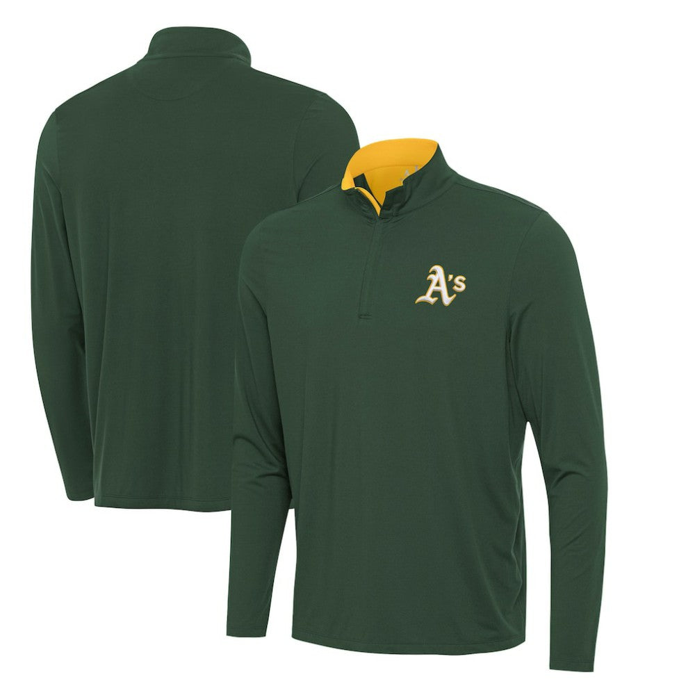 Athletics Antigua Content Quarter-Zip Top - MLB