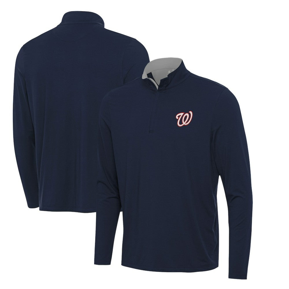 Washington Nationals Antigua Content Quarter-Zip Top - MLB