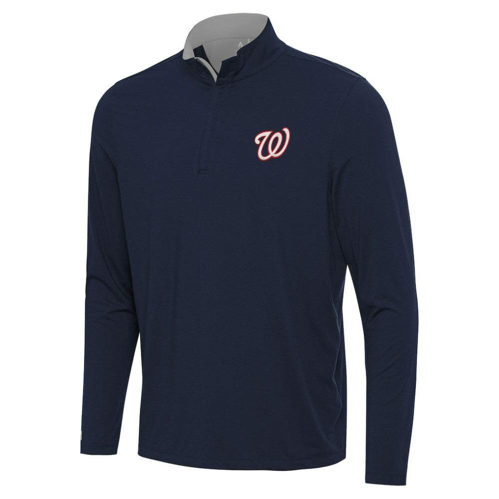 Washington Nationals Antigua Content Quarter-Zip Top - MLB