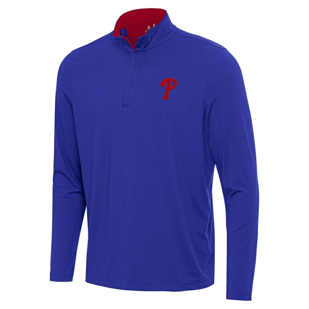 Philadelphia Phillies Antigua Content Quarter-Zip Top - MLB
