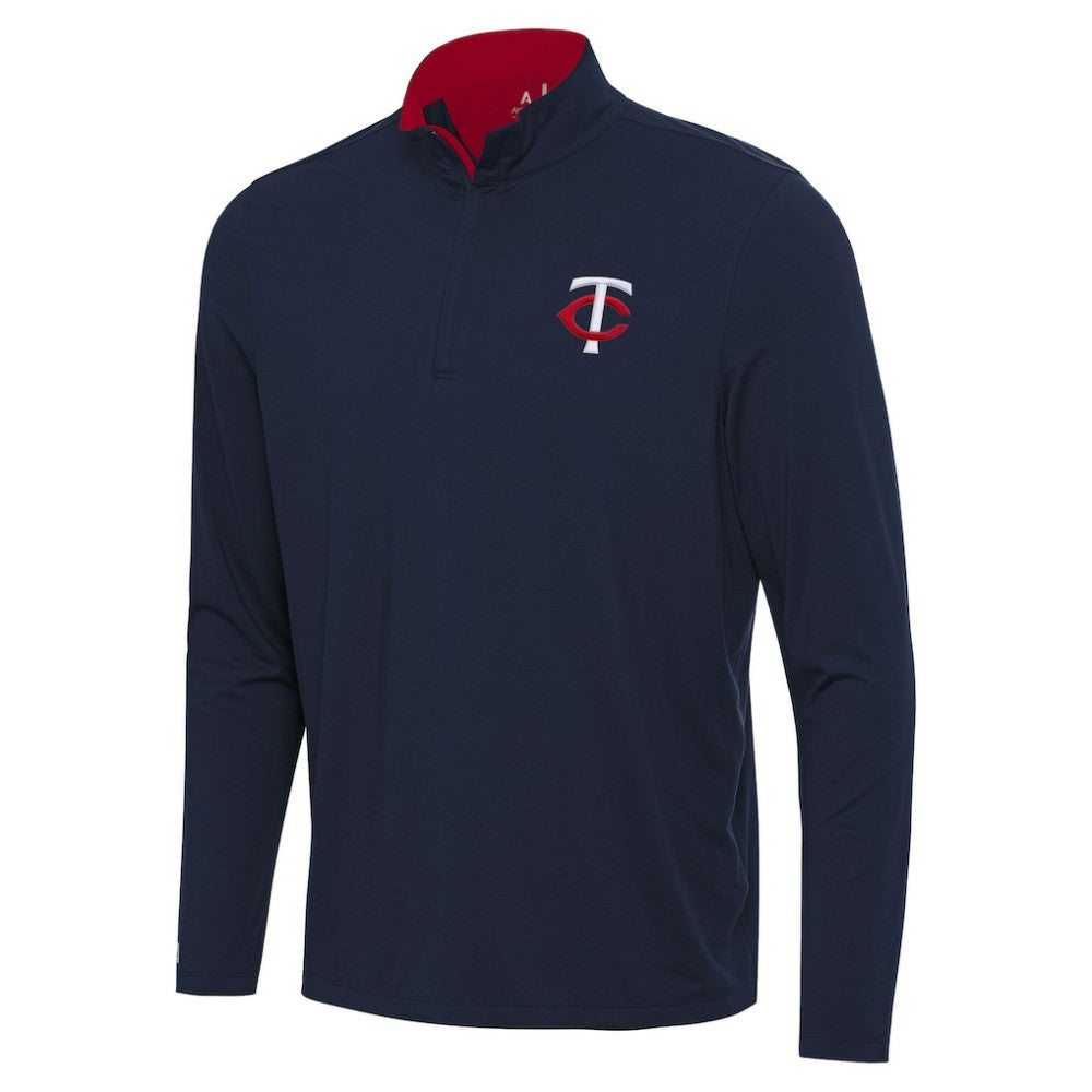 Minnesota Twins Antigua Content Quarter-Zip Top - MLB