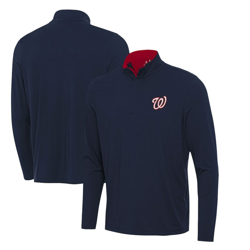 Washington Nationals Antigua Content Quarter-Zip Top - MLB