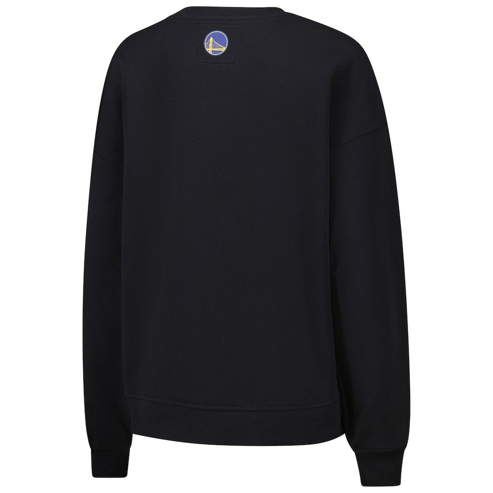 Golden State Warriors Terez Women's Gemstone Logo Pullover Sweatshirt Black - NBA