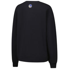 Golden State Warriors Terez Women's Gemstone Logo Pullover Sweatshirt Black - NBA