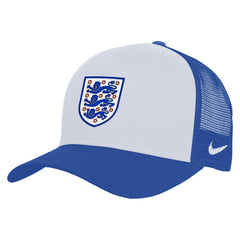 England National Team Unisex Rise Adjustable Trucker Hat White/Blue | Nike Sale