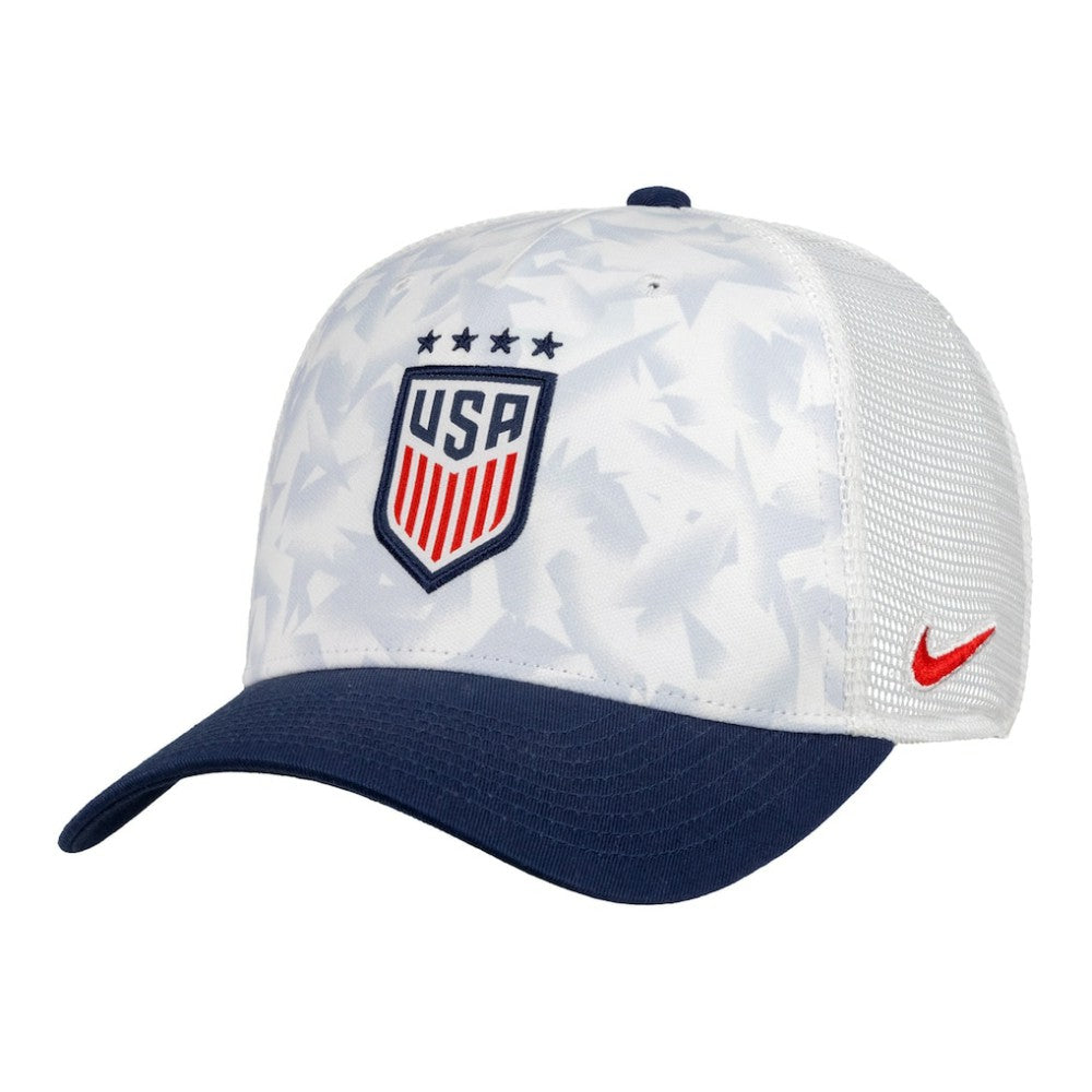 USWNT Unisex Rise Printed Trucker Adjustable Hat White | Nike cheap