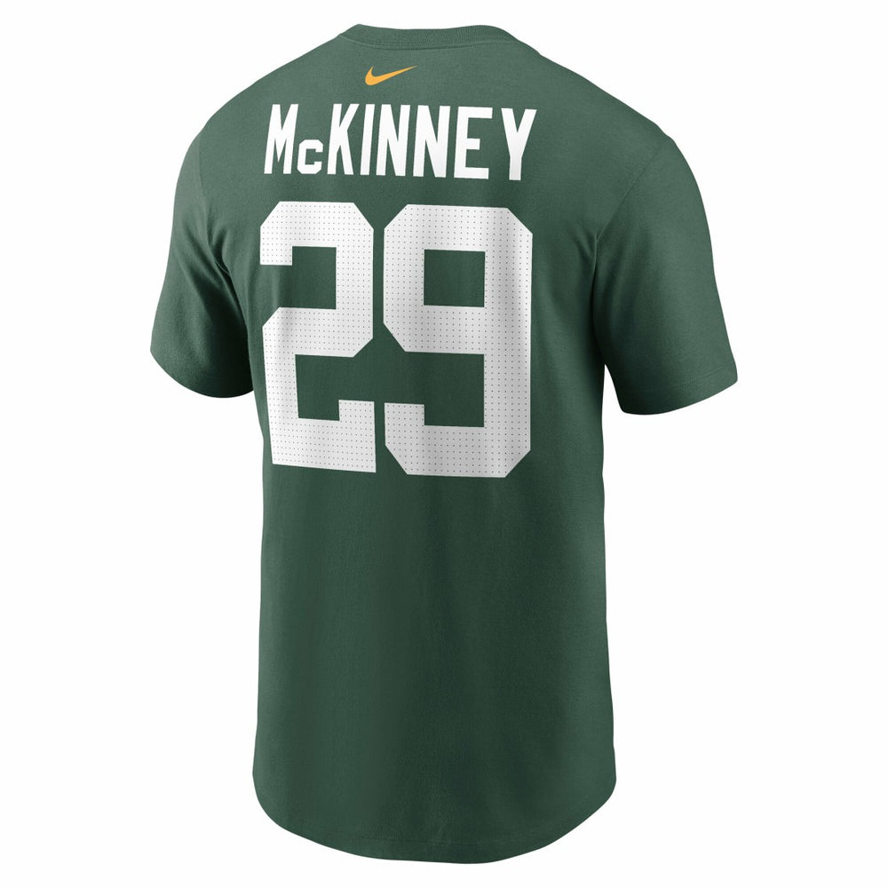 Xavier McKinney Green Bay Packers Name & Number T-Shirt Green | Nike for Sale