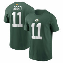 Jayden Reed Green Bay Packers Name & Number T-Shirt Green | Nike for Sale