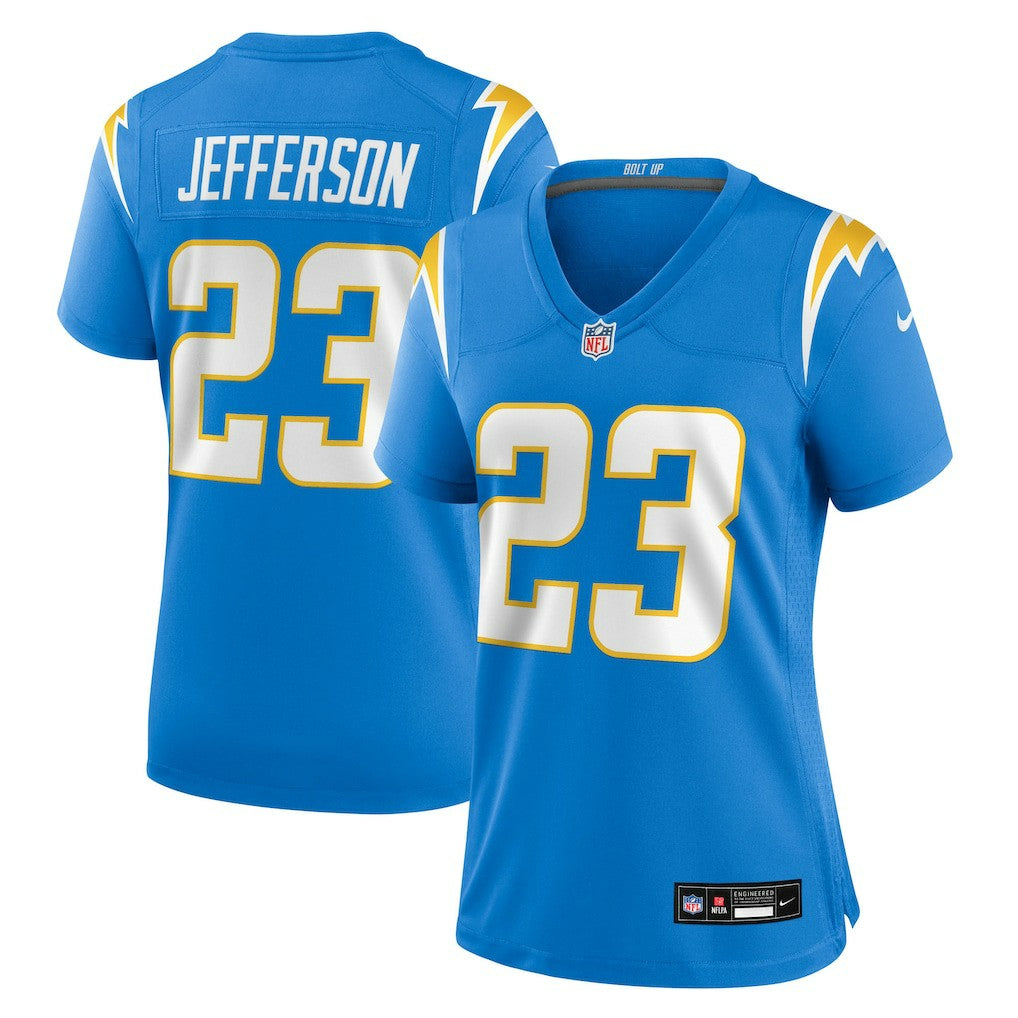 Tony Jefferson Los Angeles Chargers Women's Team Game Jersey Powder Blue | Nike for Sale