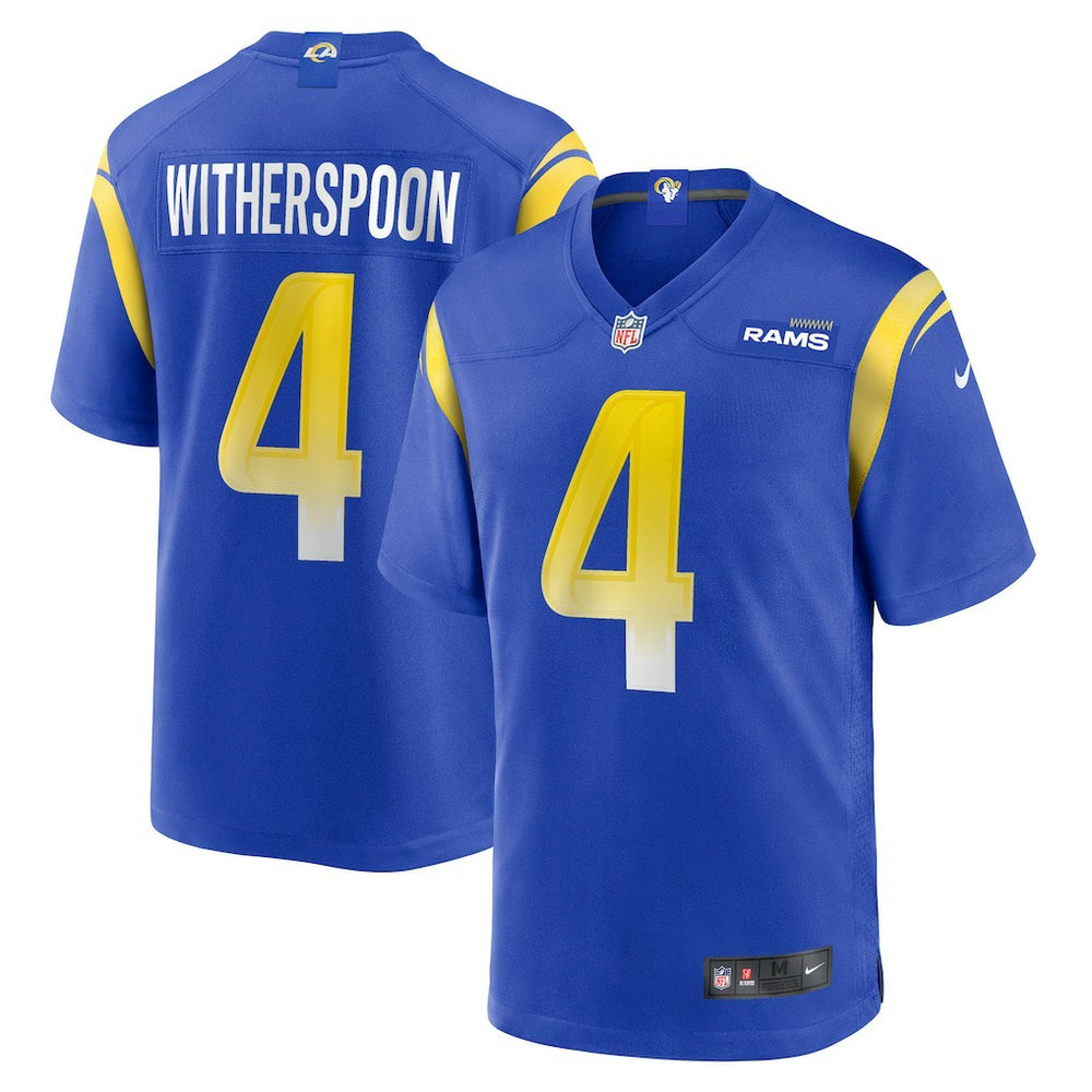Ahkello Witherspoon Los Angeles Rams Team Game Jersey Royal | Nike for Sale