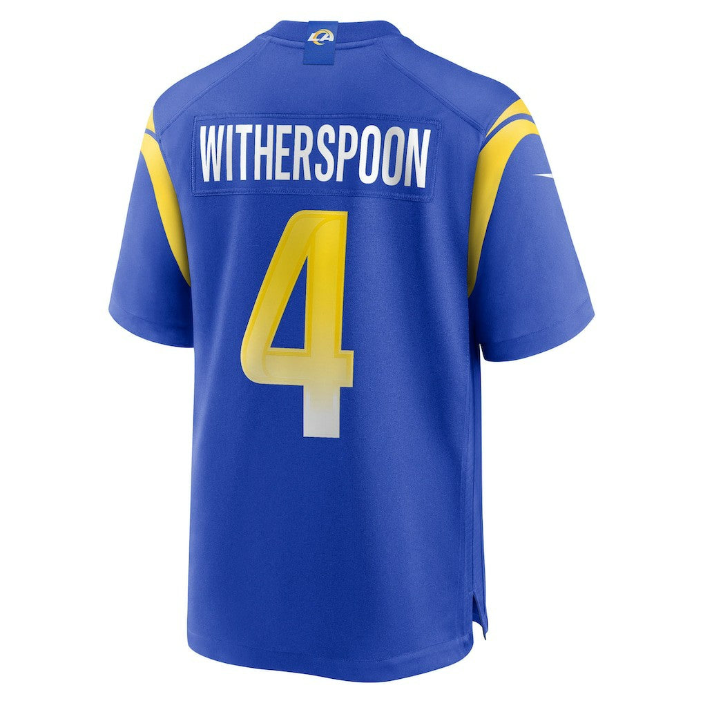 Ahkello Witherspoon Los Angeles Rams Team Game Jersey Royal | Nike for Sale