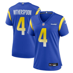 Ahkello Witherspoon Los Angeles Rams Women's Team Game Jersey Royal | Nike for Sale
