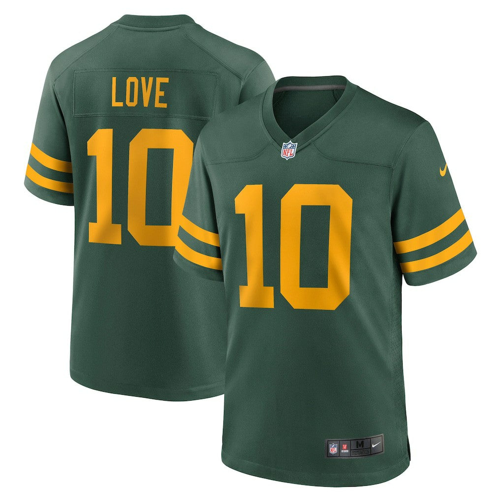 Jordan Love Green Bay Packers Alternate Game Jersey Green | Nike for Sale