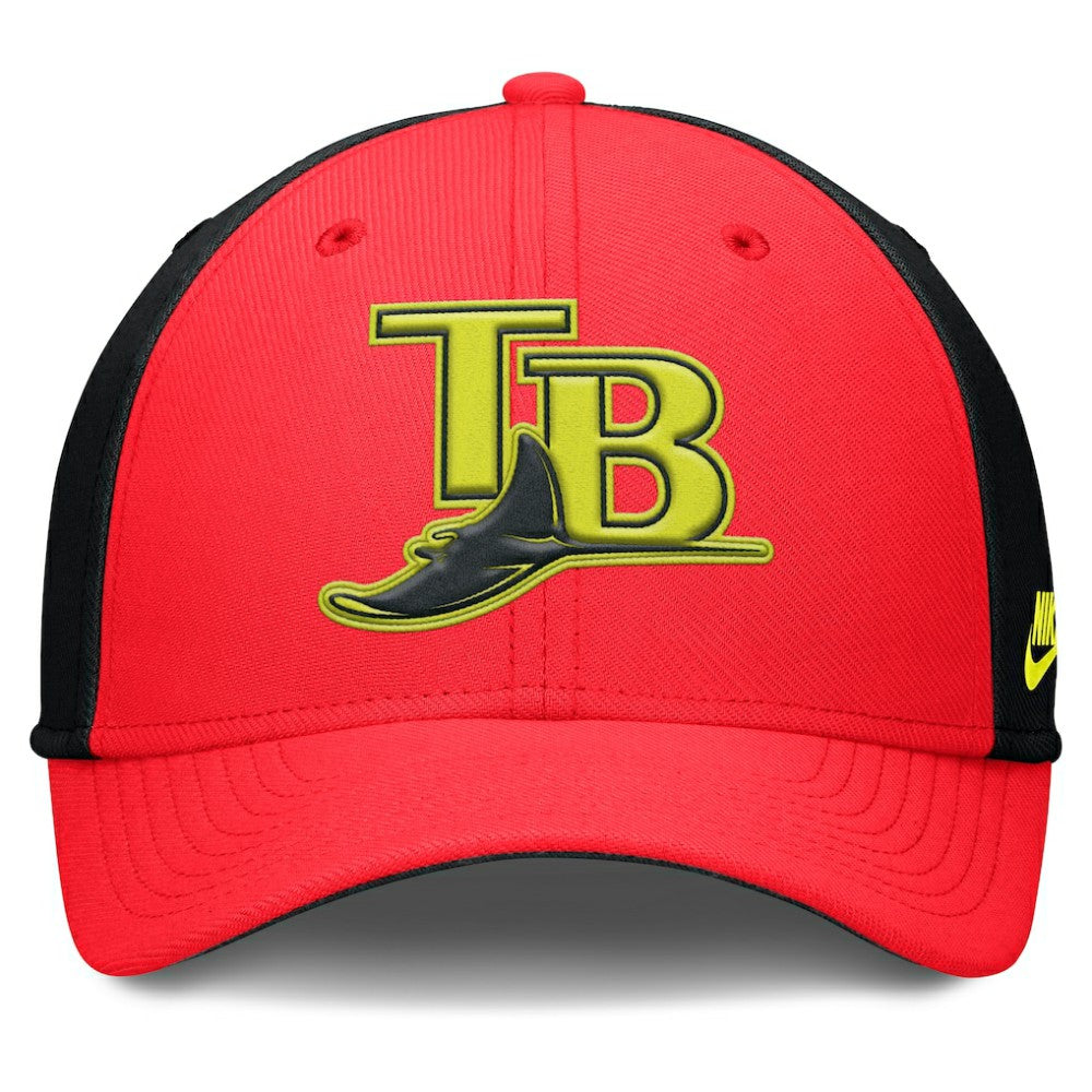 Tampa Bay Rays Nike Neon 90s Rise SwooshFlex Hat - MLB