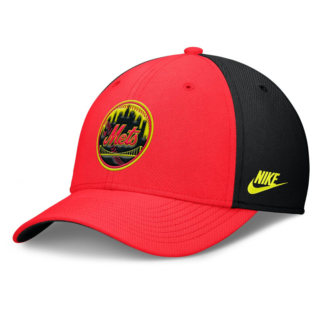 New York Mets Nike Neon 90s Rise SwooshFlex Hat - MLB