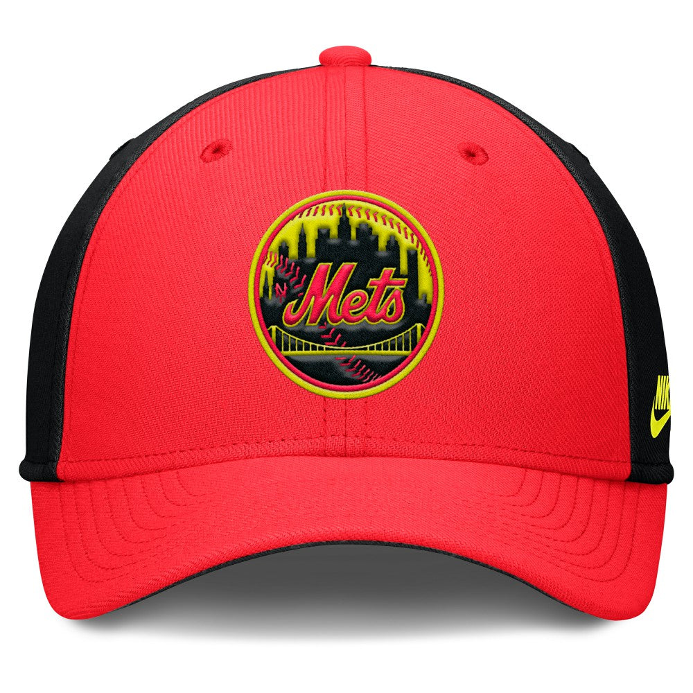 New York Mets Nike Neon 90s Rise SwooshFlex Hat - MLB