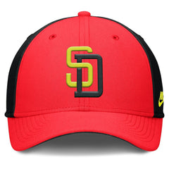 San Diego Padres Nike Neon 90s Rise SwooshFlex Hat - MLB