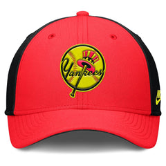 New York Yankees Nike Neon 90s Rise SwooshFlex Hat - MLB