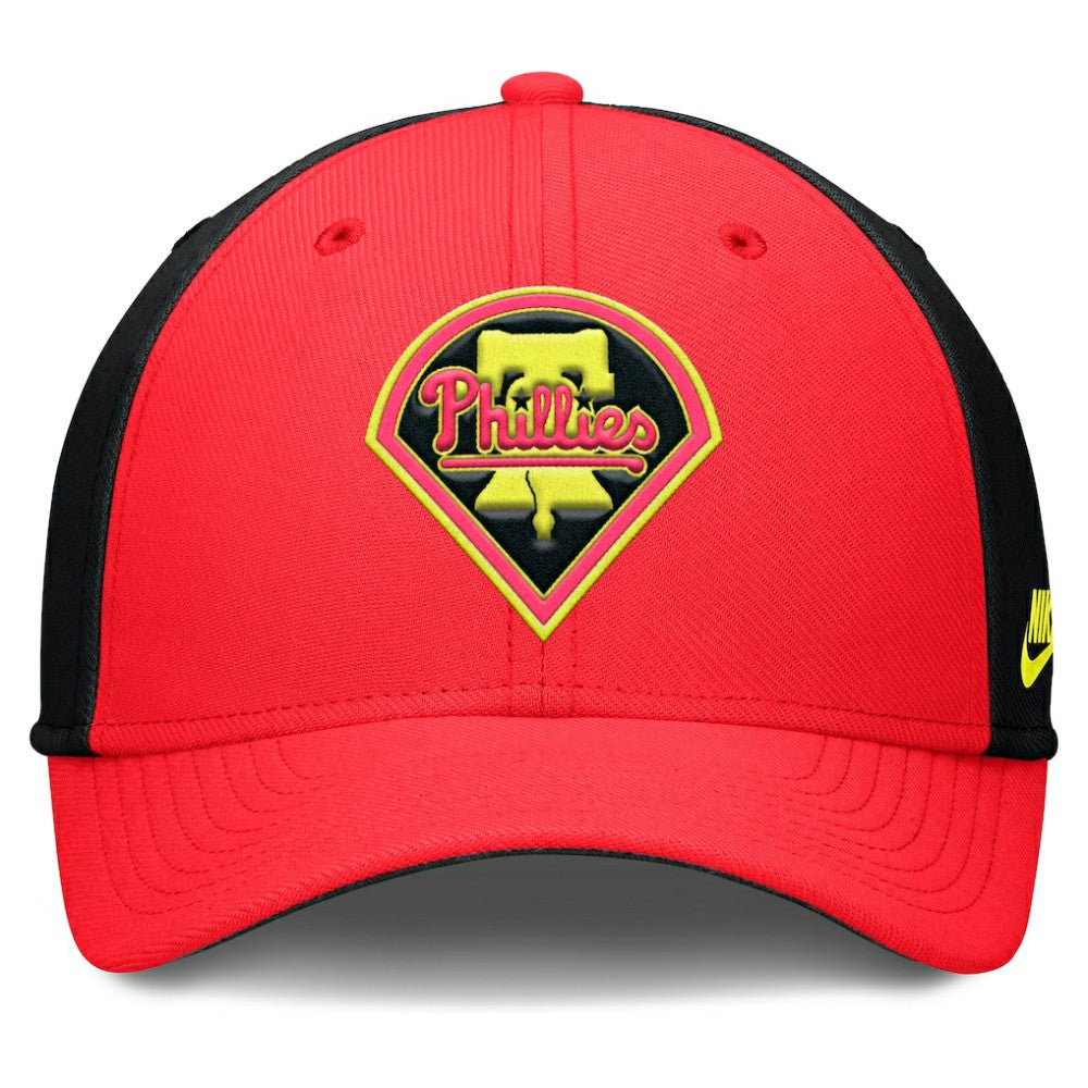 Philadelphia Phillies Nike Neon 90s Rise SwooshFlex Hat - MLB