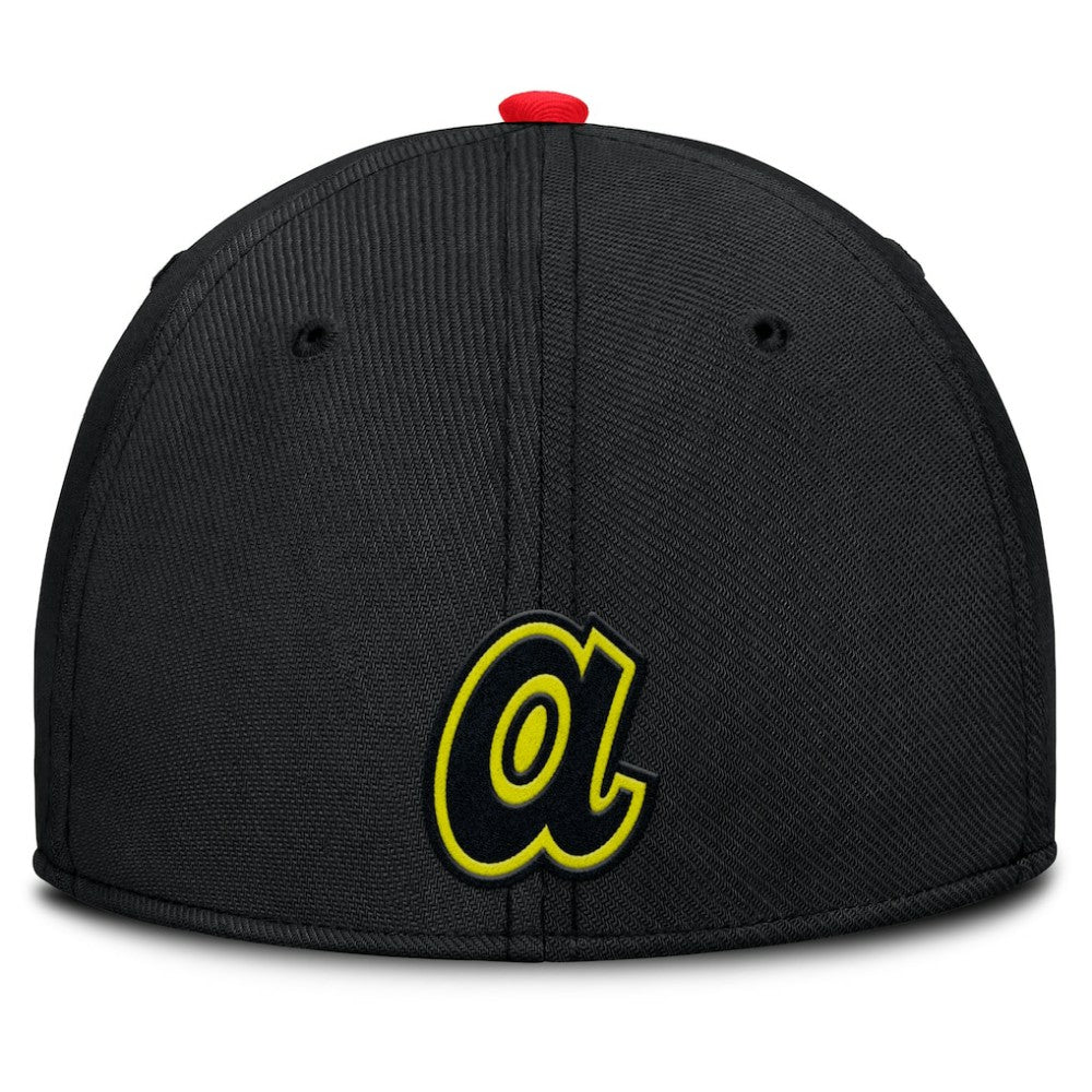 Atlanta Braves Nike Neon 90s Rise SwooshFlex Hat - MLB