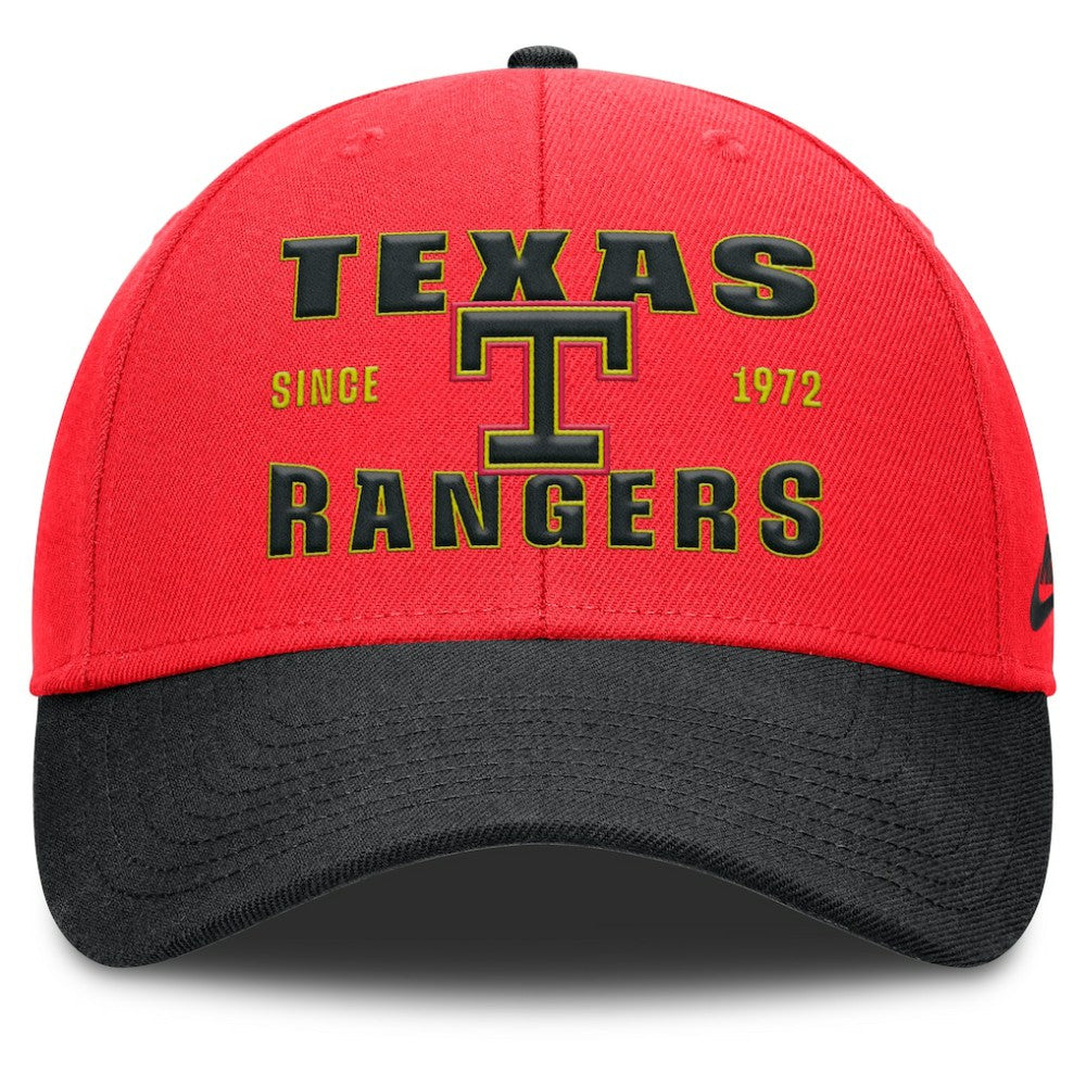 Texas Rangers Nike Neon 90s Rise Adjustable Hat - MLB