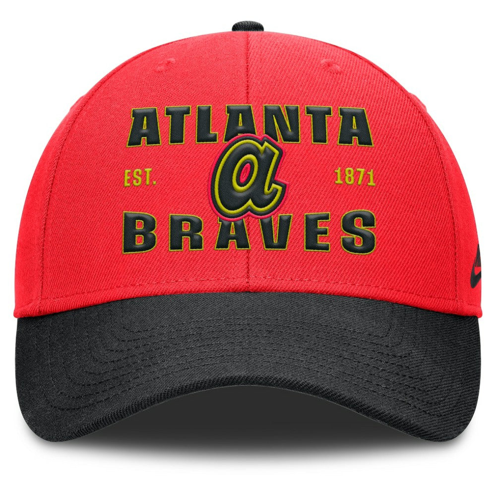 Atlanta Braves Nike Neon 90s Rise Adjustable Hat - MLB