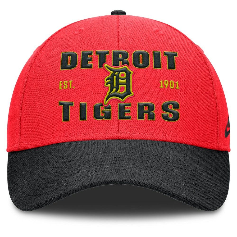 Detroit Tigers Nike Neon 90s Rise Adjustable Hat - MLB