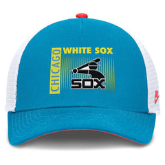 Chicago White Sox Nike Neon 90s Rise Structured Performance Adjustable Trucker Hat - MLB