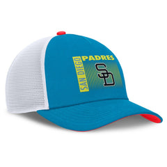 San Diego Padres Nike Neon 90s Rise Structured Performance Adjustable Trucker Hat - MLB