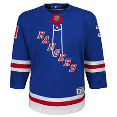 Igor Shesterkin New York Rangers Youth Home Premier Player Jersey - Blue - NHL