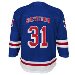 Igor Shesterkin New York Rangers Youth Home Premier Player Jersey - Blue - NHL