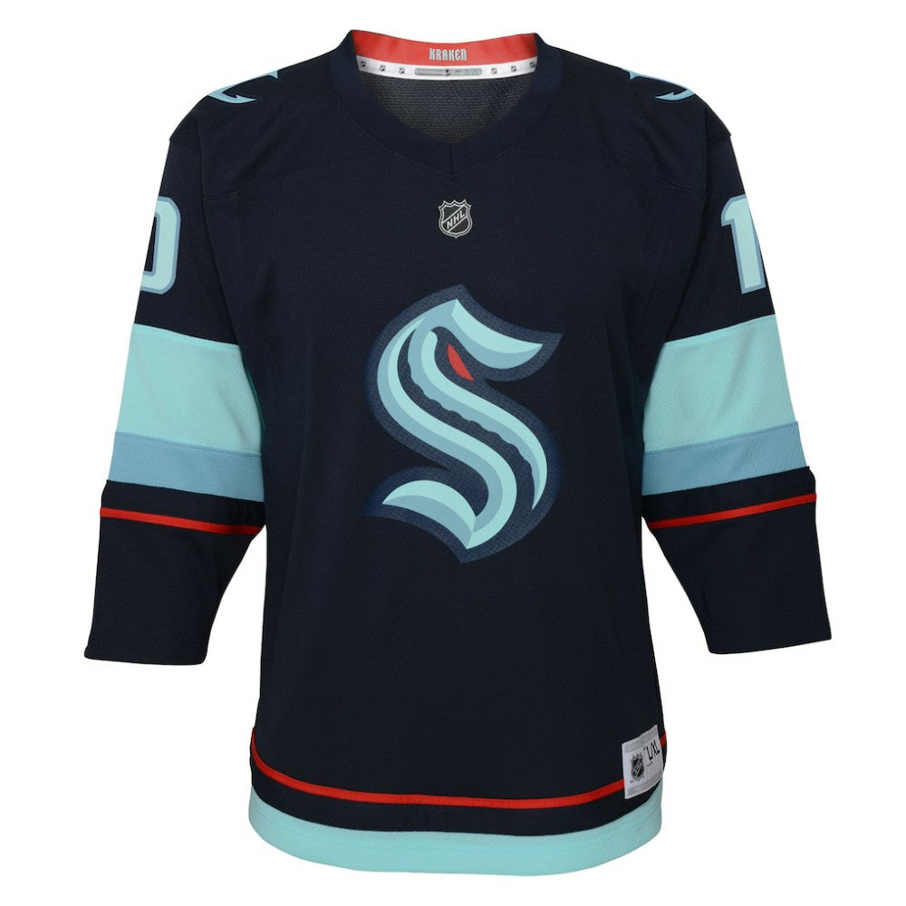 Matty Beniers Seattle Kraken Youth Alternate Replica Player Jersey - Navy - NHL