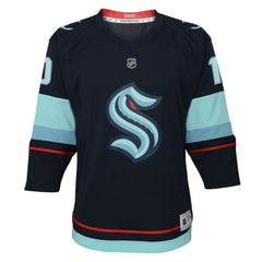 Matty Beniers Seattle Kraken Youth Alternate Replica Player Jersey - Navy - NHL