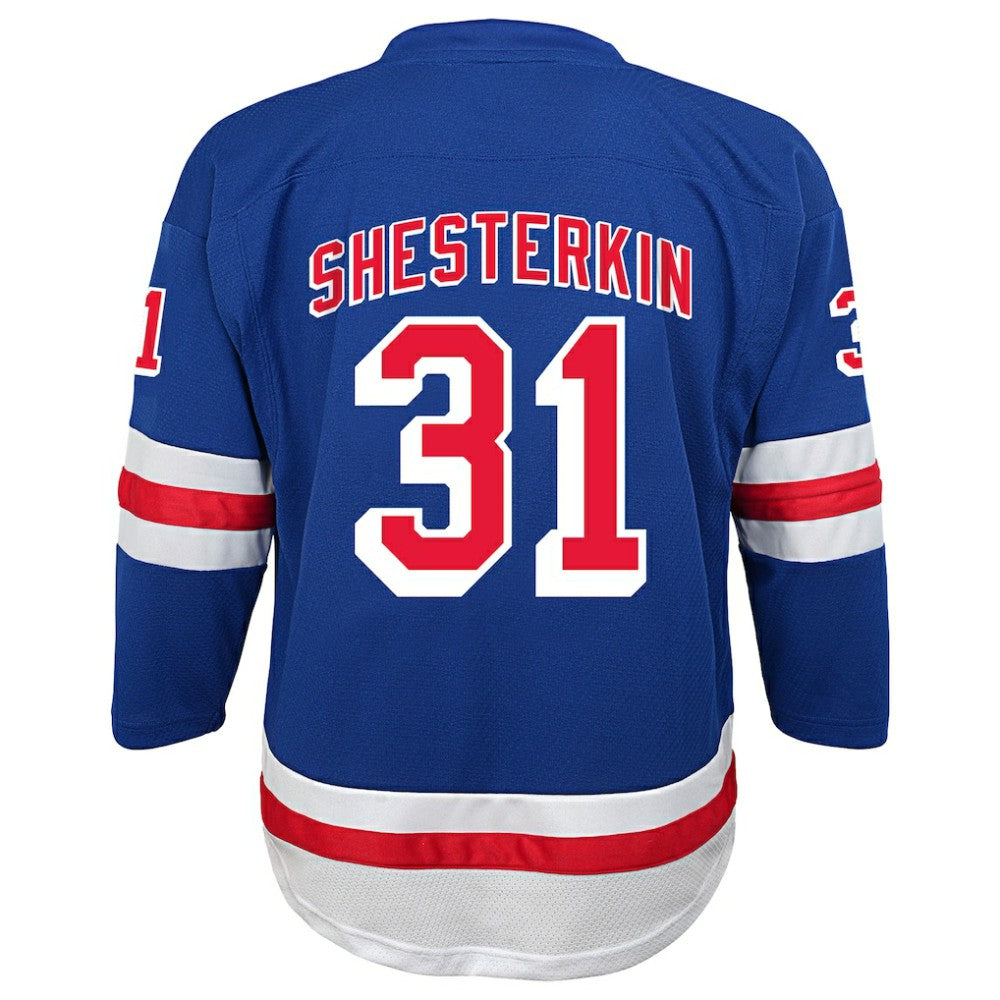 Igor Shesterkin New York Rangers Youth Home Replica Player Jersey - Blue - NHL
