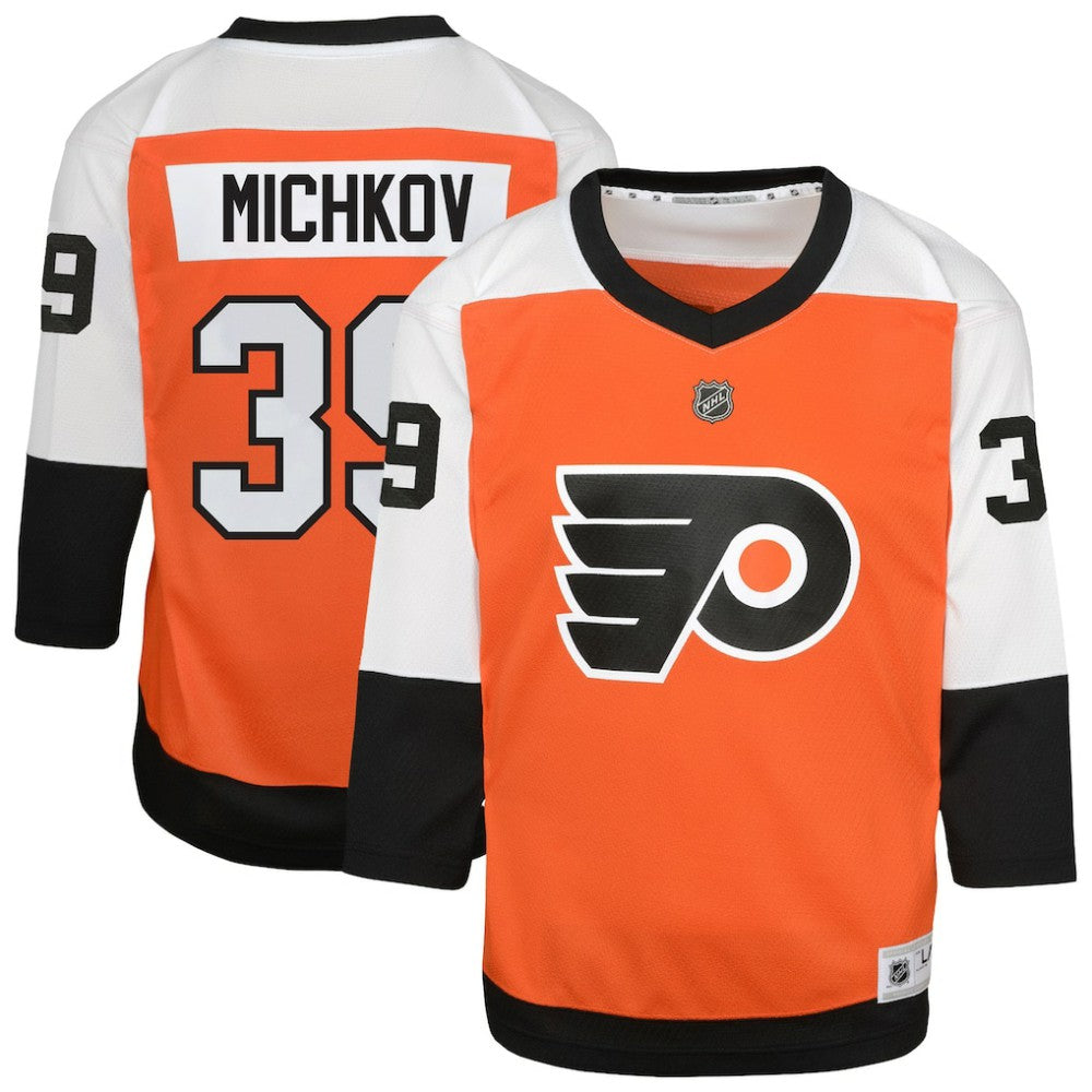 Matvei Michkov Philadelphia Flyers Youth Home Replica Player Jersey - Orange - NHL