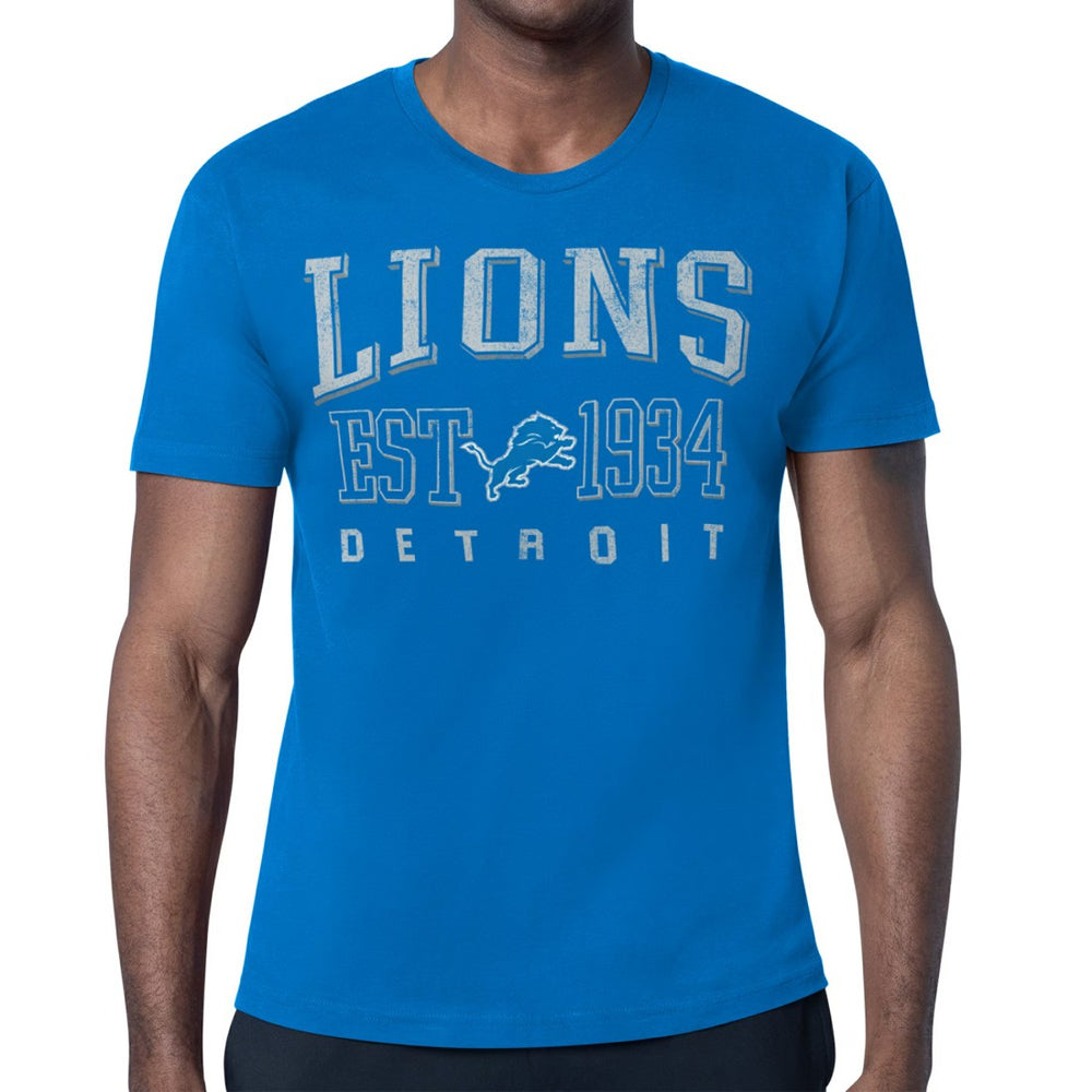 Detroit Lions Starter Retro Team Logo T-Shirt - Blue | NFL