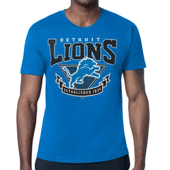 Detroit Lions Starter '80s Inspired Team Logo T-Shirt  Blue | NFL