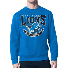 Detroit Lions Starter ‘80s Inspired Pullover Sweatshirt  Blue | NFL